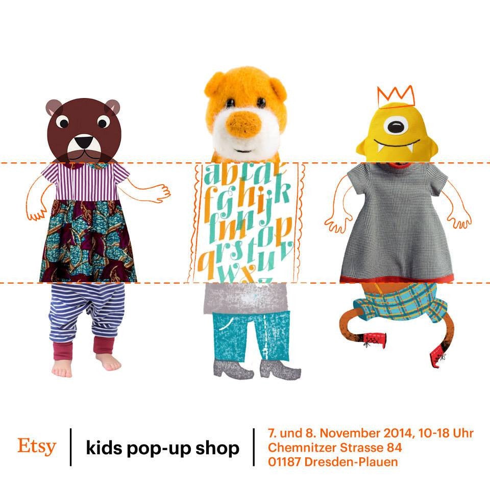 Etsy Kids Pop up Shop im internaht-Atelier!