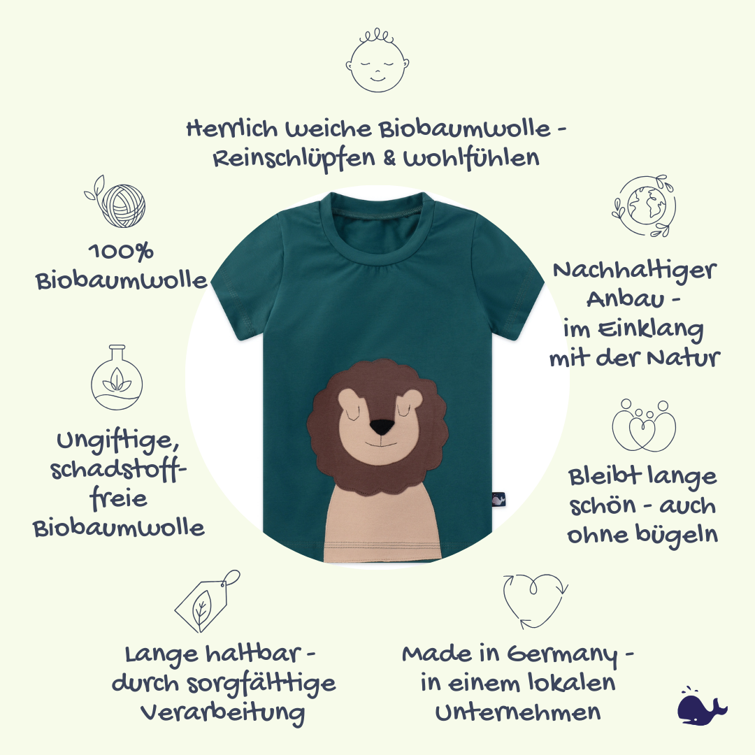 Das macht unser T-Shirt mit Löwe so besonders