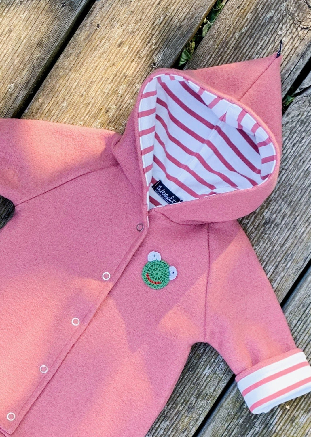 Baby Walkoverall für Mädchen in Rose von internaht