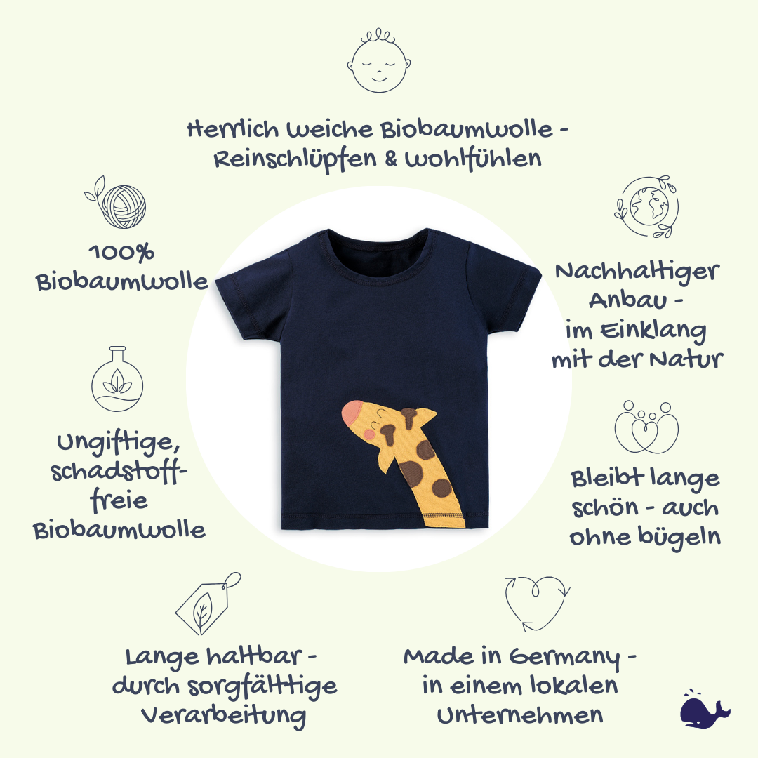 Das macht unser Giraffen T-Shirt so besonders