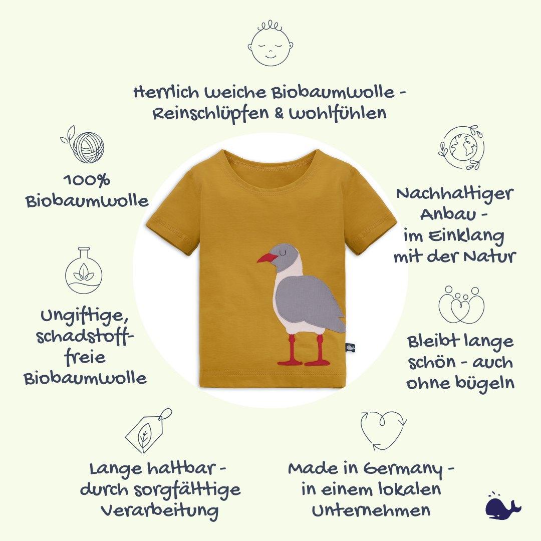 T-Shirt mit Möwe