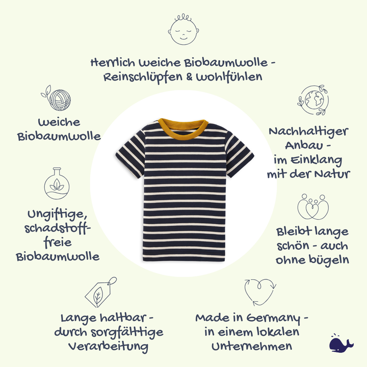 Das macht unser gestreiftes T-Shirt so besonders