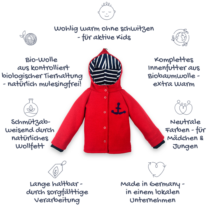 Das maqcht die Walkjacke für Kinder von internaht so besonders