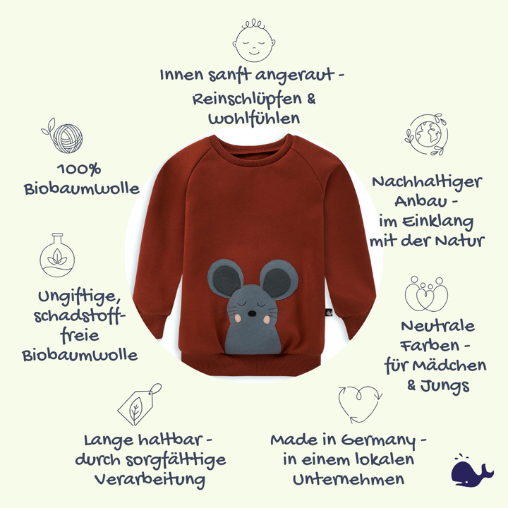 Das macht unsere Mäuse Sweater so besonders