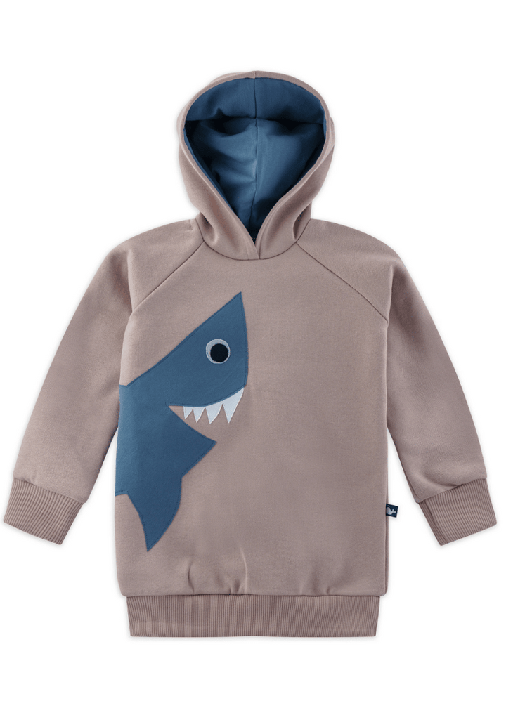 Hai Hoodie für Kinder aus 100% Biobaumwolle von internaht