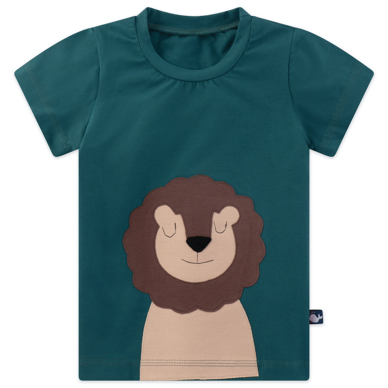 Kinder T-Shirt mit Löwe aus 100% Biobaumwolle von internaht