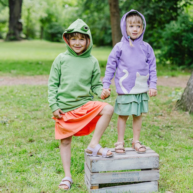 Herrlicher Stufenrock für Mädchen aus Biobaumwolle von internaht