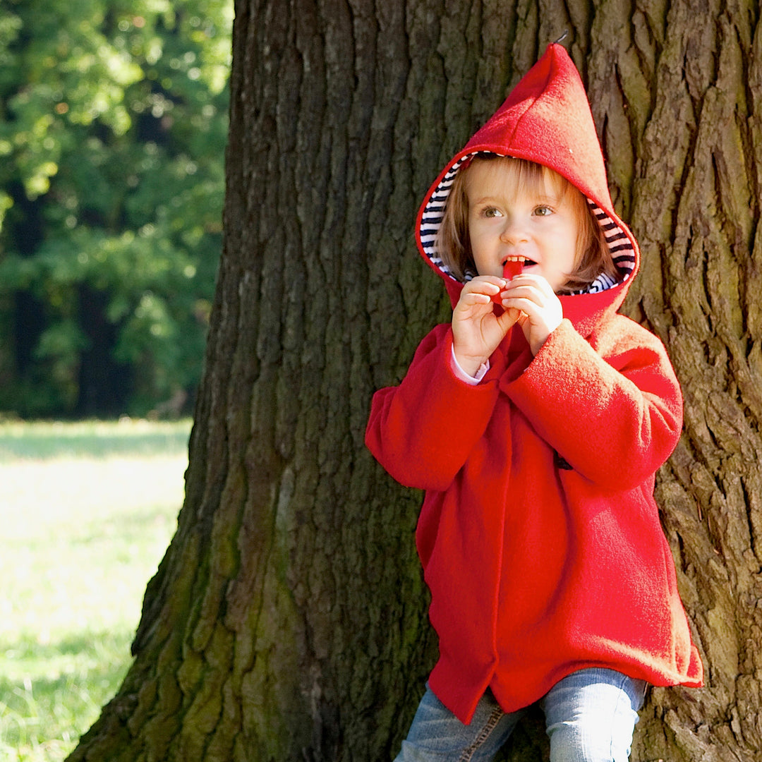 Walkjacke für Kinder - Rosenholz