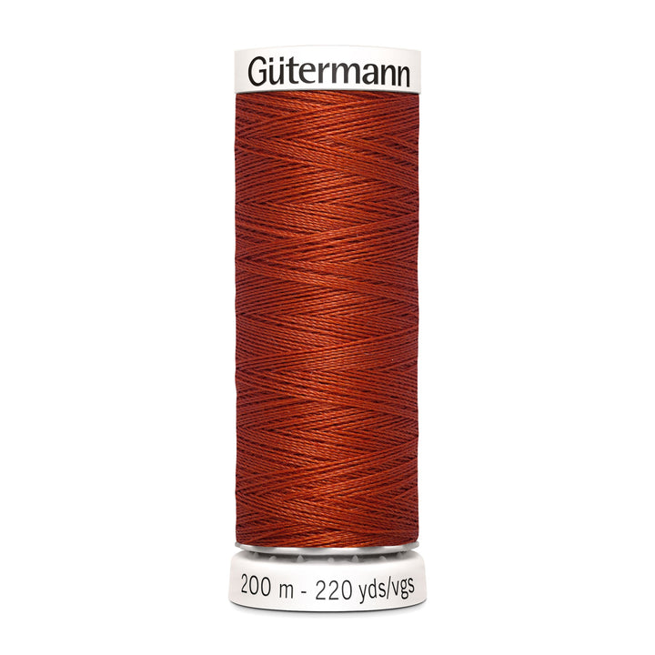 Nähgarn Gütermann - Orange - Bernstein dunkel - Allesnäher Polyester-Nähgarn auf 200m Spule online kaufen